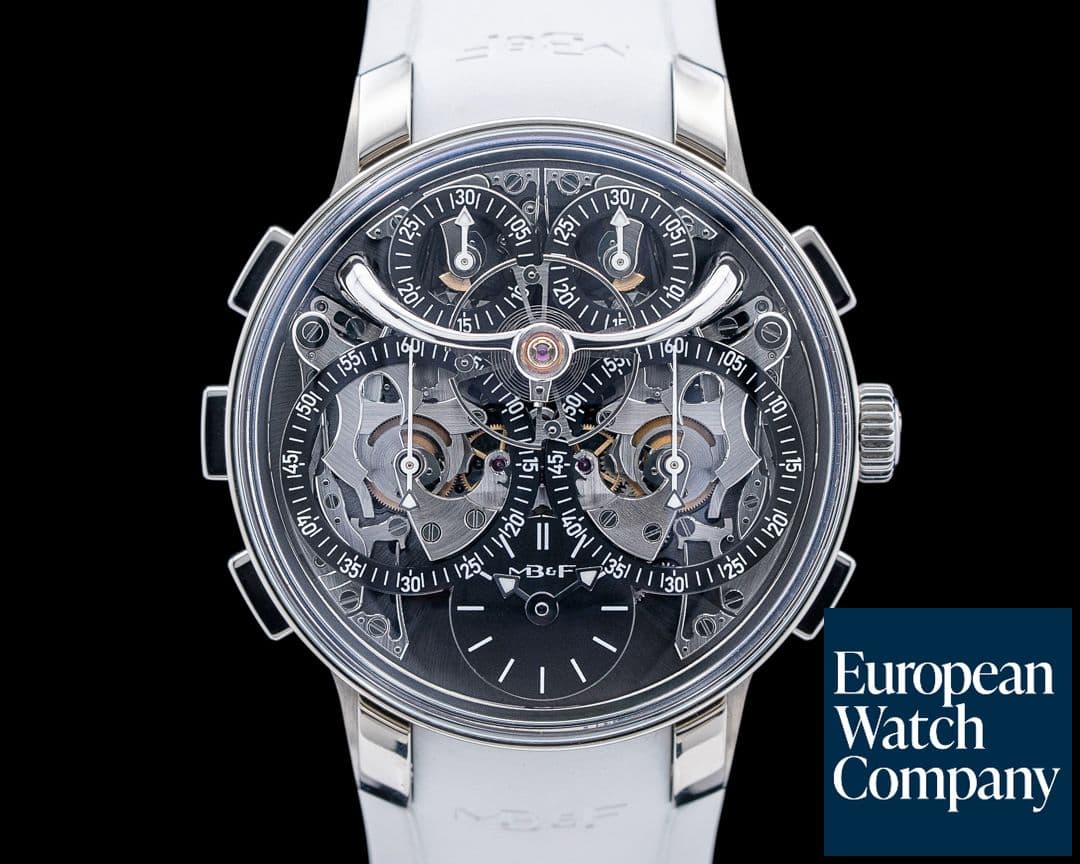 Image of MB&F Legacy Machine Sequential Evo Zirconium Skeleton Black Dial