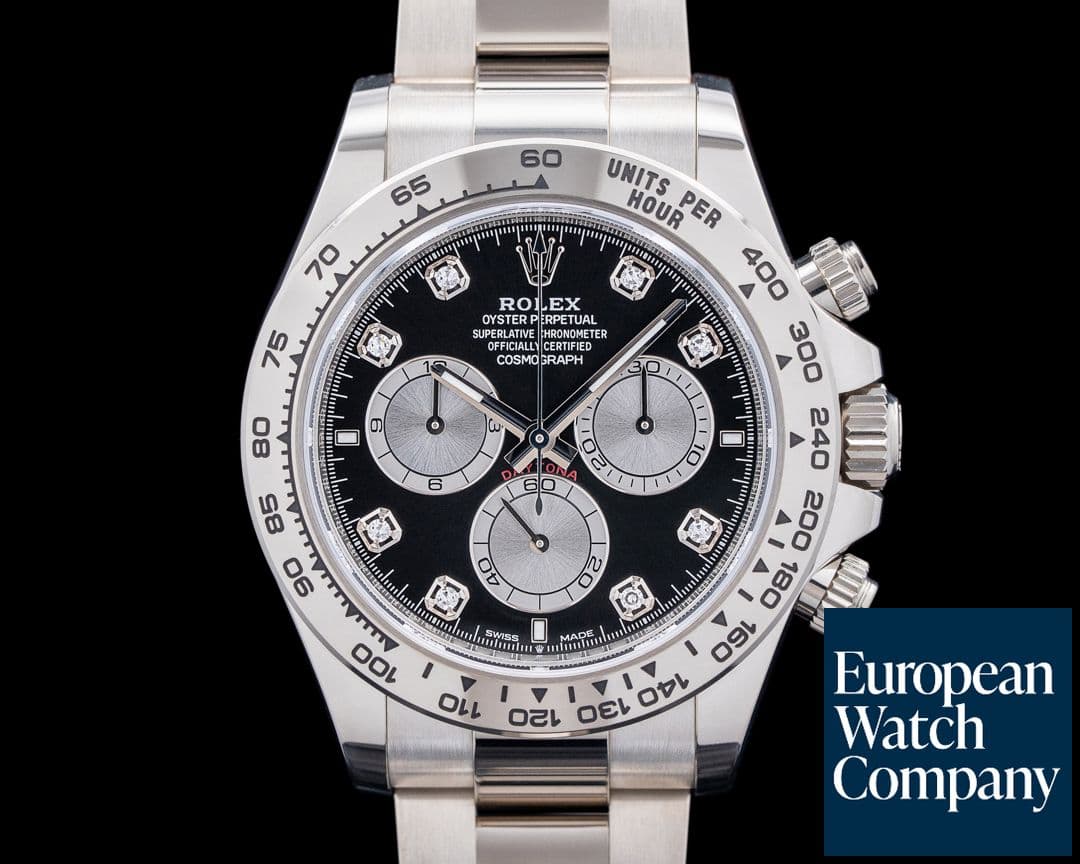 Image of Rolex 126509 Daytona 18K White Gold Black Diamond Dial