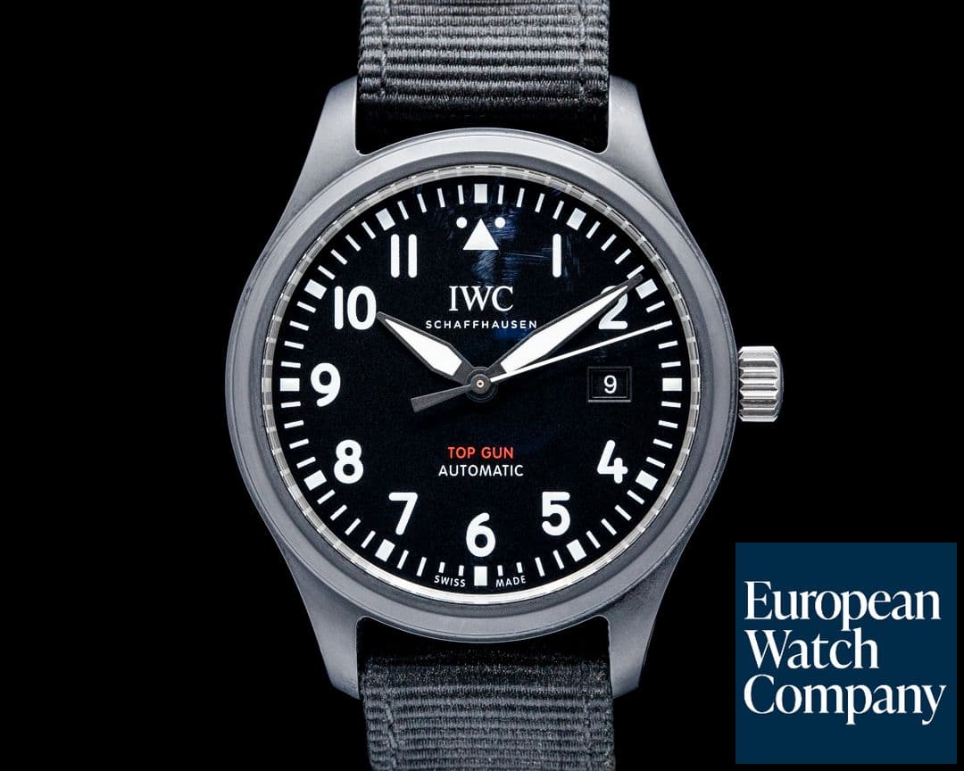 Image of IWC IW326901 Pilot Automatic TOP GUN Ceramic Black Dial