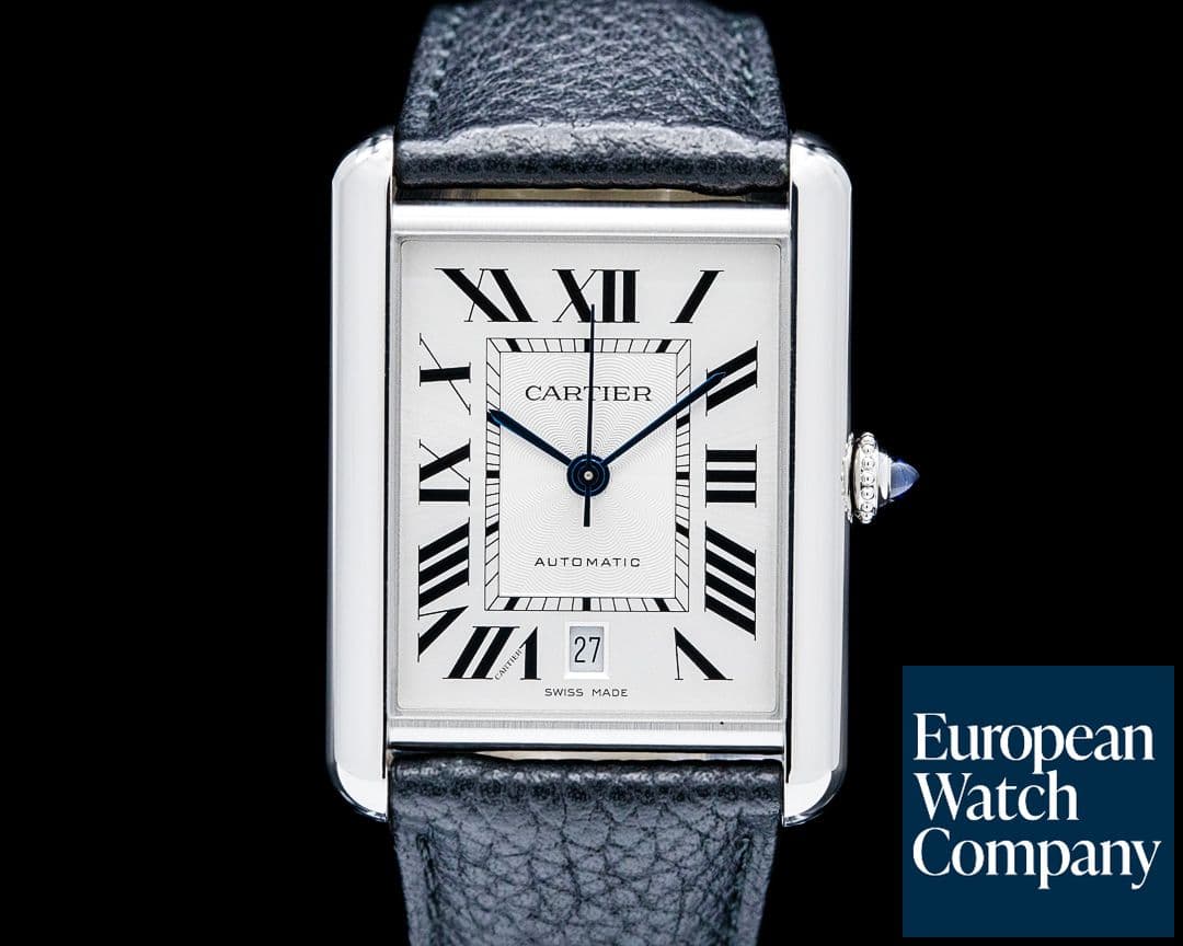 Image of Cartier WSTA0040 Tank Must Extra-Large SS Silver Dial