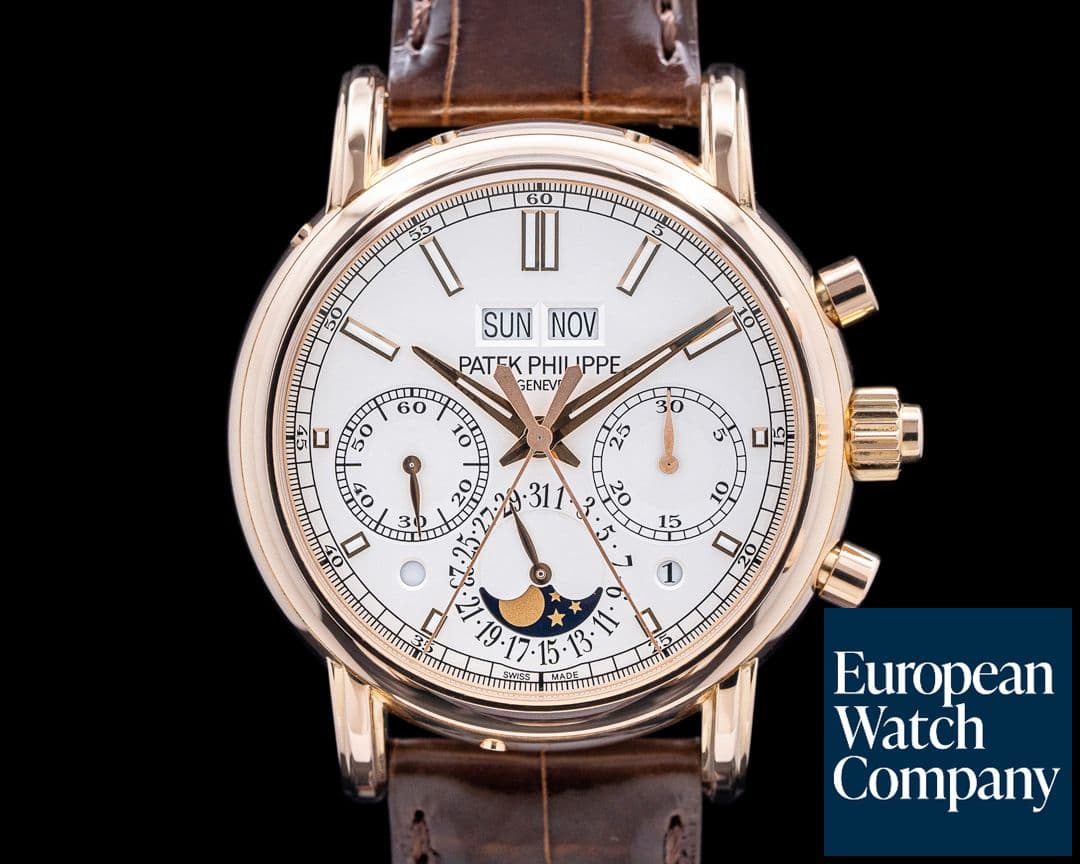 Image of Patek Philippe 5204R Split Second Perpetual Calendar Chronograph 18K Rose Gold