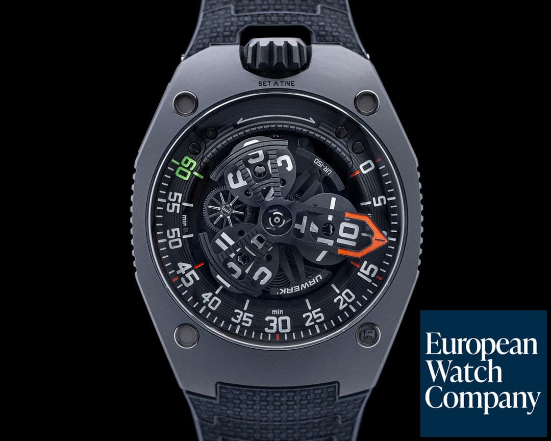 Image of URWERK UR-150 "Scorpion" Dark Titanium Black Dial 2024
