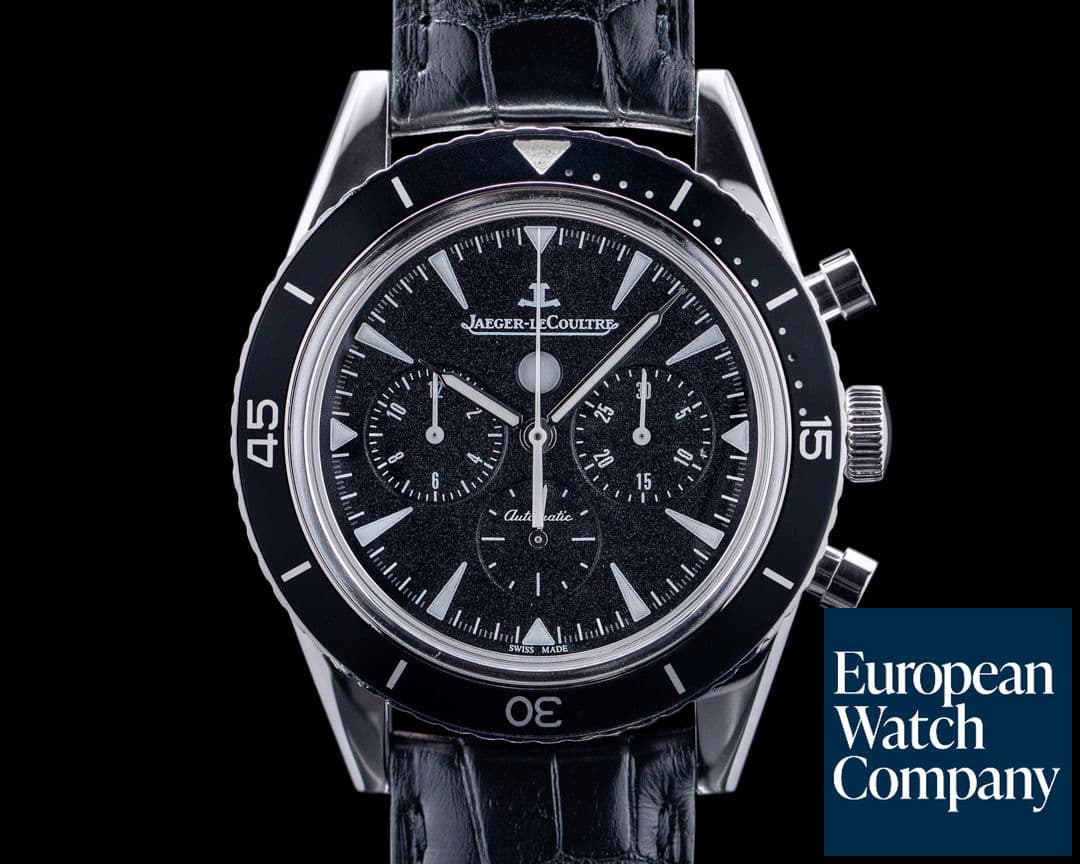 Image of Jaeger LeCoultre Q2068570 Deep Sea Chronograph SS Black Dial