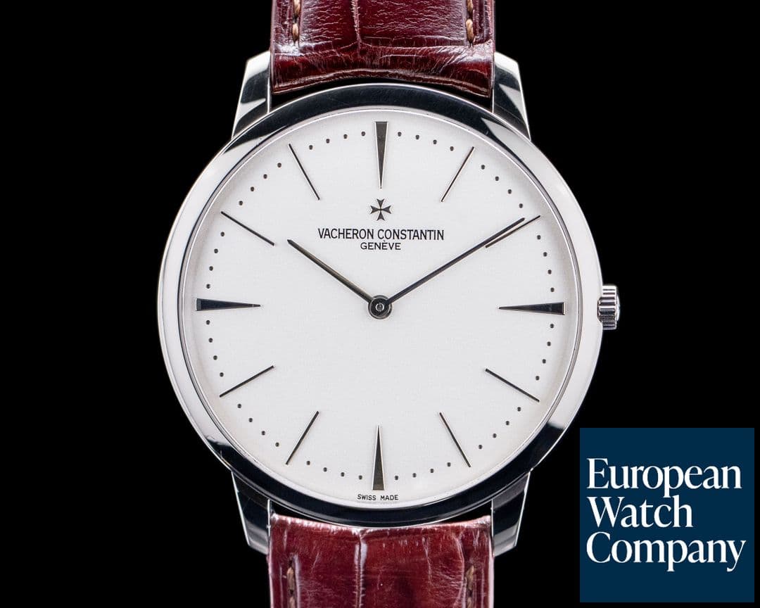 Image of Vacheron Constantin 81180 Patrimony Manual Wind 18K White Gold Silver Dial