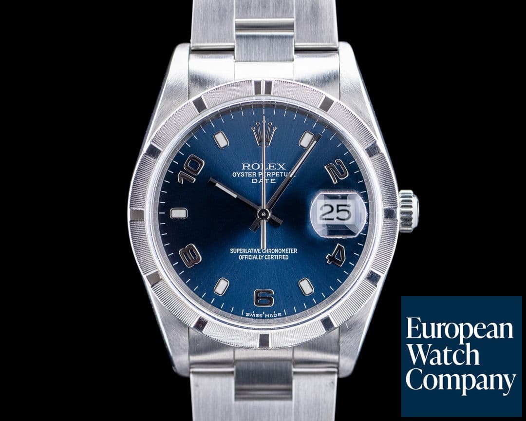 Image of Rolex 15210 Oyster Perpetual Date Blue Dial Circa. 2002