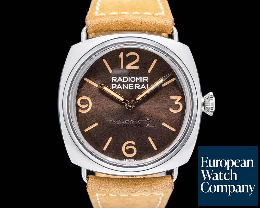 Image of Panerai PAM02020 Radiomir Venti SS Brown Dial LIMITED