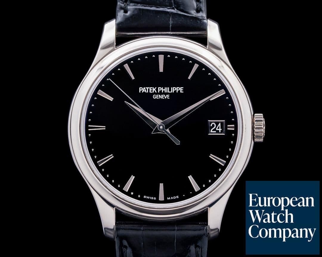 Image of Patek Philippe 5227G Calatrava 18K White Gold Black Dial