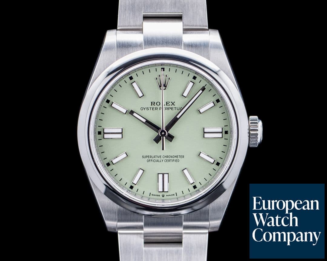 Image of Rolex 134300 Oyster Perpetual SS Pistachio Dial 2025