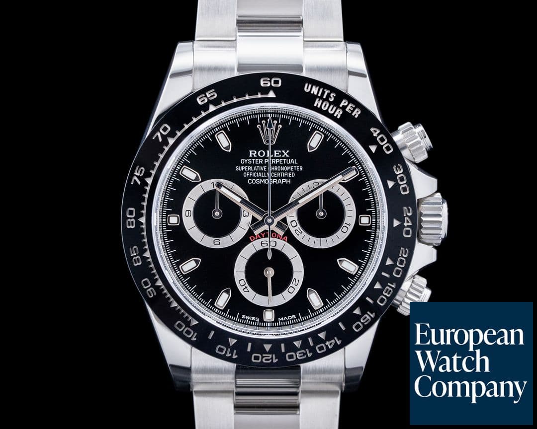 Image of Rolex 116500LN Daytona Ceramic SS Black Dial