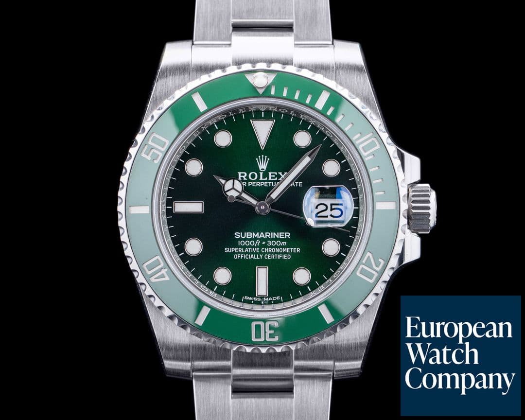 Image of Rolex 116610LV Submariner Date "Hulk" SS Green Dial