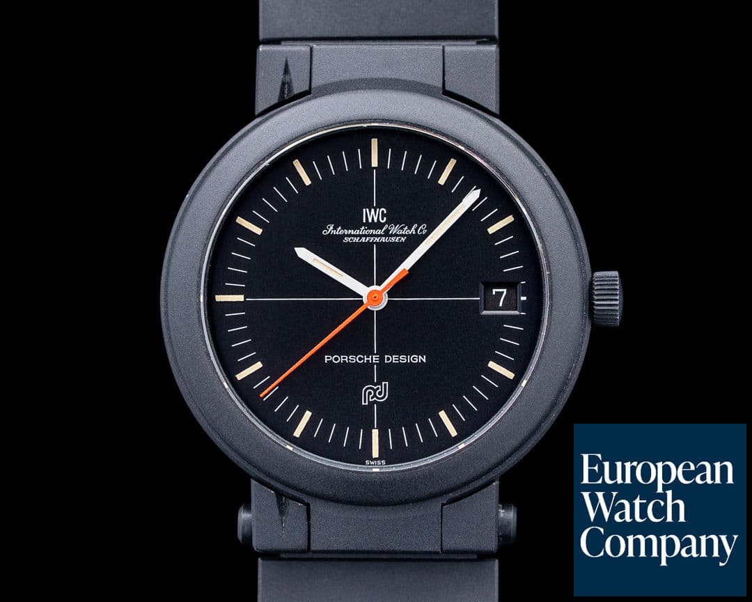 Image of IWC IW3510 Porsche Design Compass Black Aluminum Black Dial
