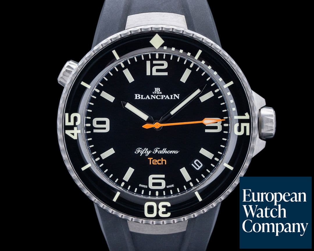 Image of Blancpain Fifty Fathoms Tech Titanium Black Dial 2025