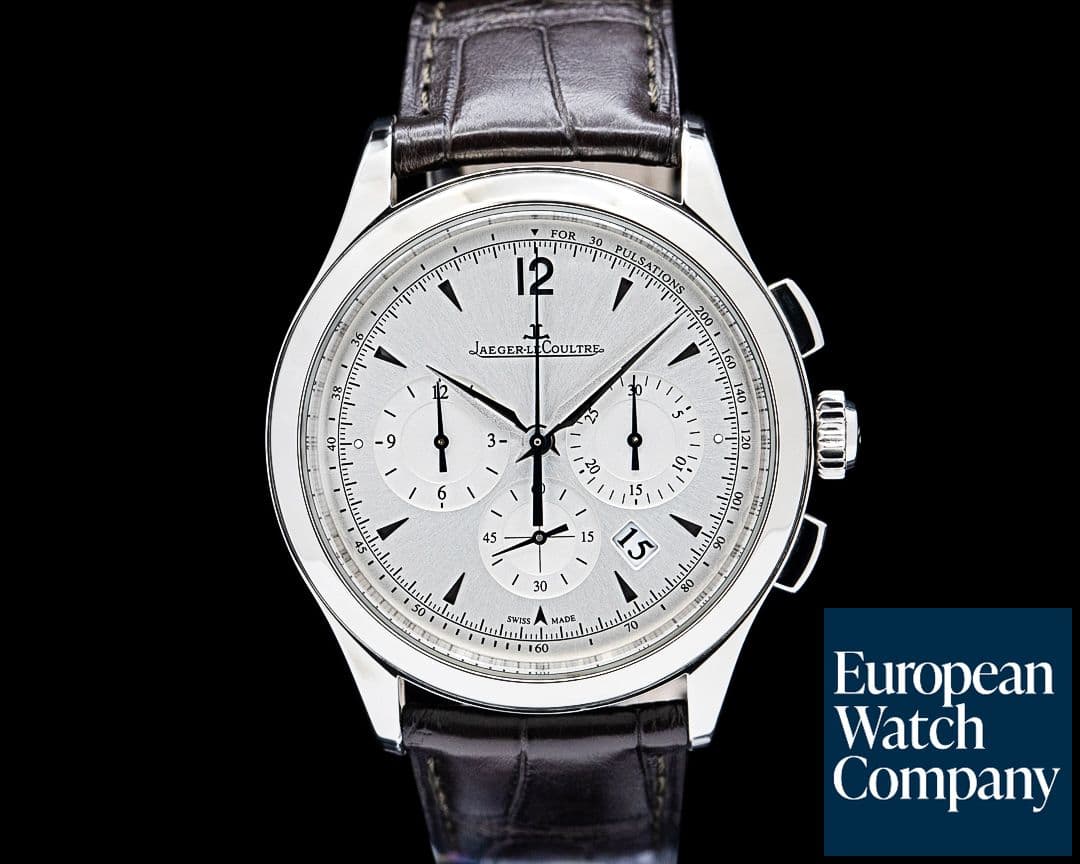Image of Jaeger LeCoultre Q1538420 Master Chronograph Date SS Silver Dial
