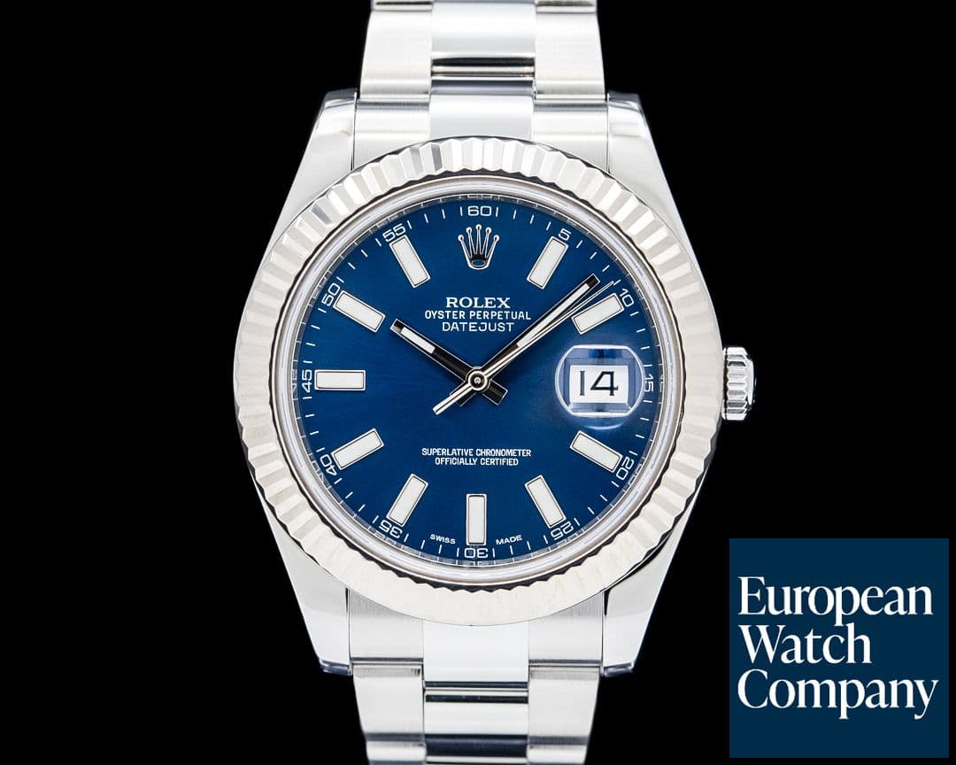 Image of Rolex 116334 Datejust II SS Blue Dial