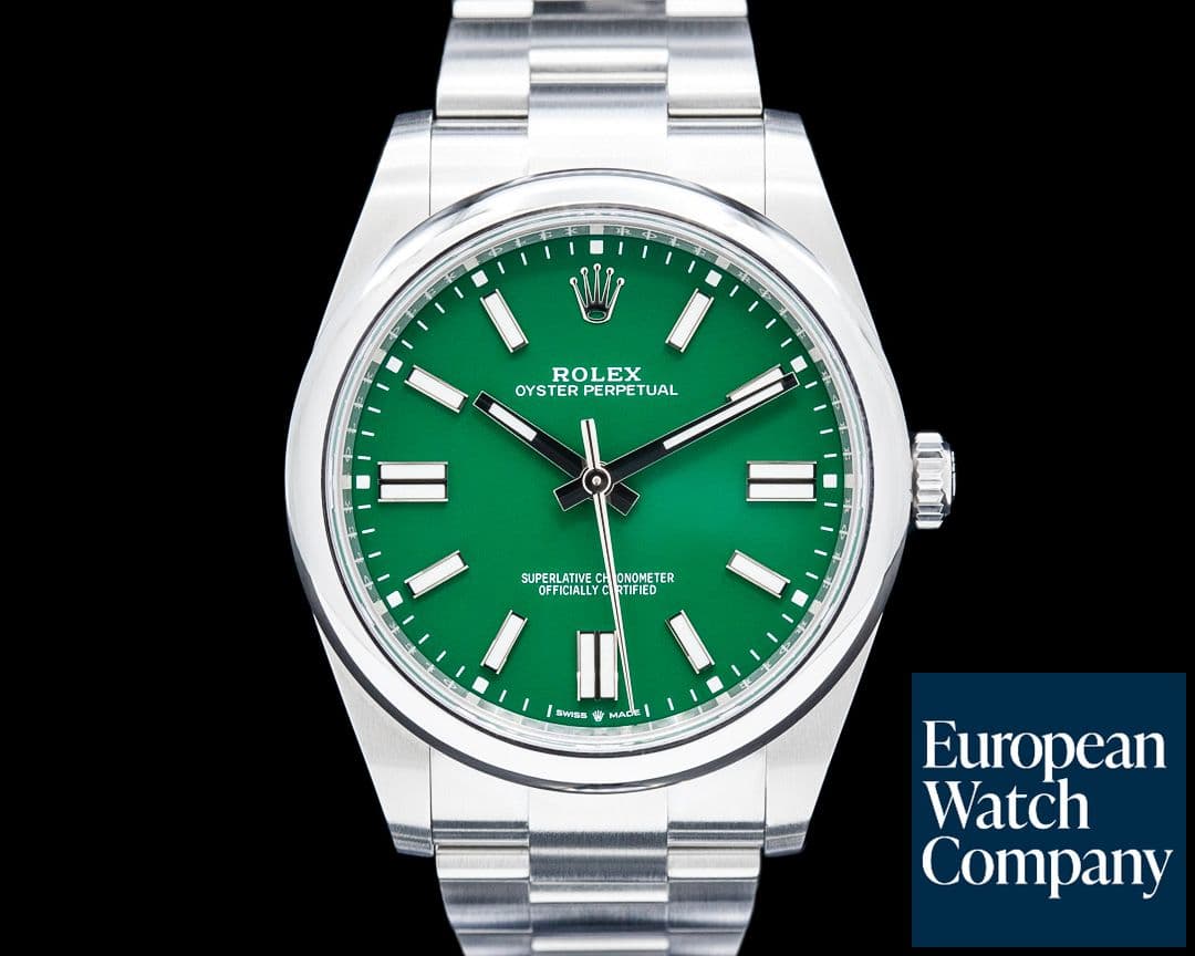 Image of Rolex 124300 Oyster Perpetual 41 SS Green Dial