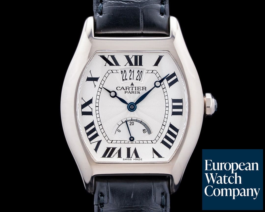 Image of Cartier W1542751 Tortue Privee Collection 18K WG Silver Dial LIMITED
