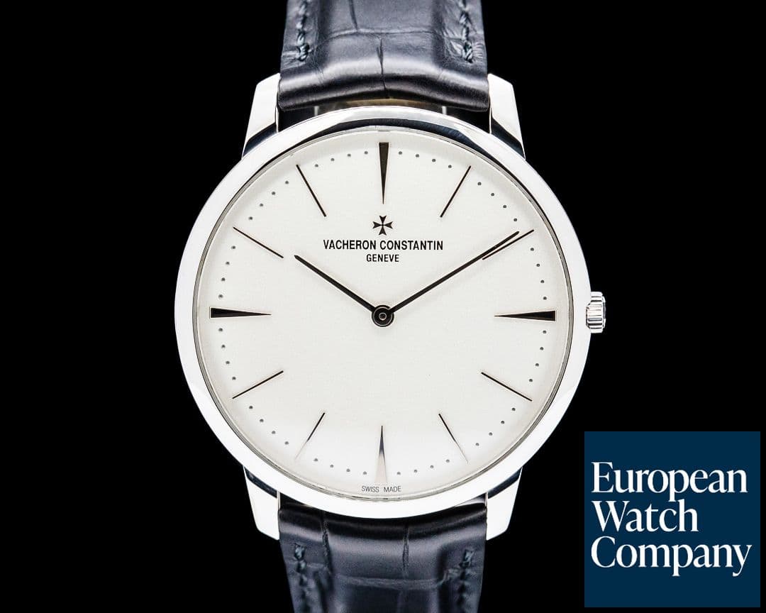 Image of Vacheron Constantin 81180 Patrimony Manual Wind 18K White Gold Silver Dial