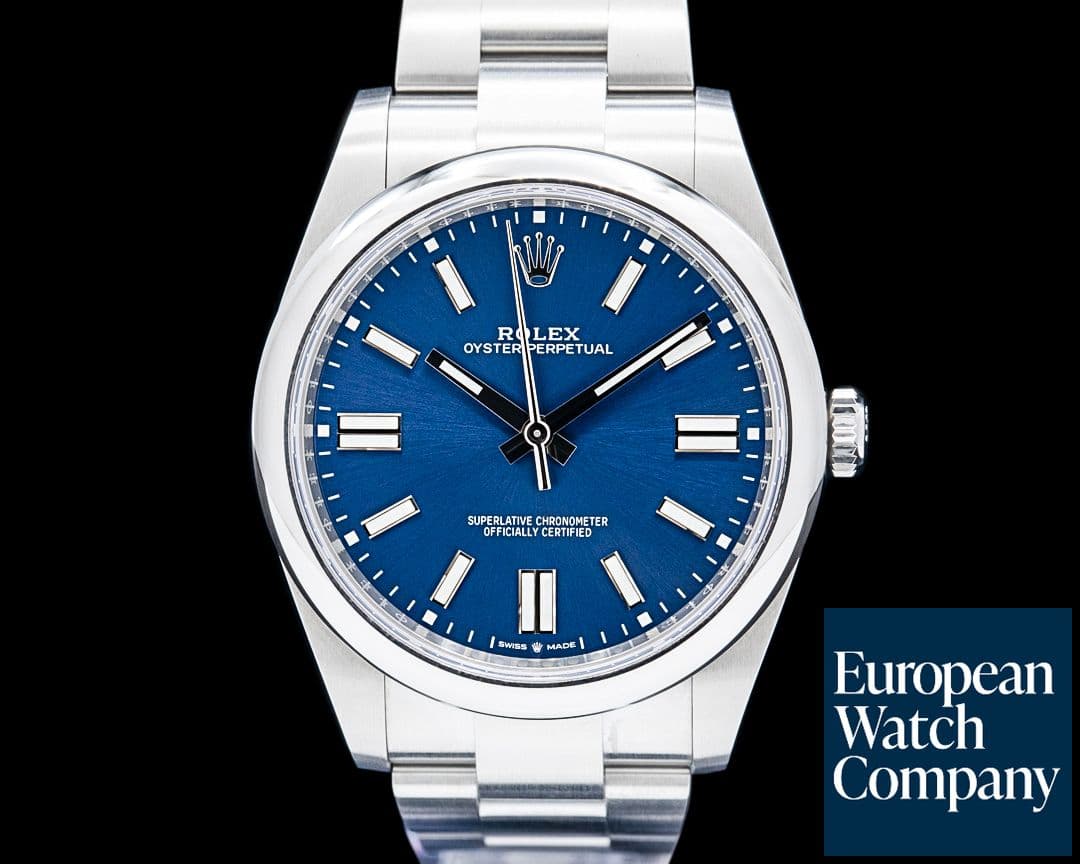 Image of Rolex 124300 Oyster Perpetual SS Blue Dial