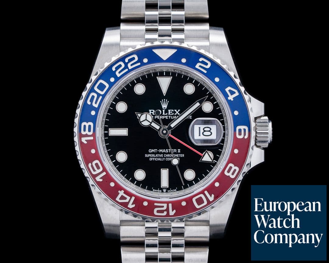Image of Rolex 126710BLRO GMT-Master II "Pepsi" SS Black Dial