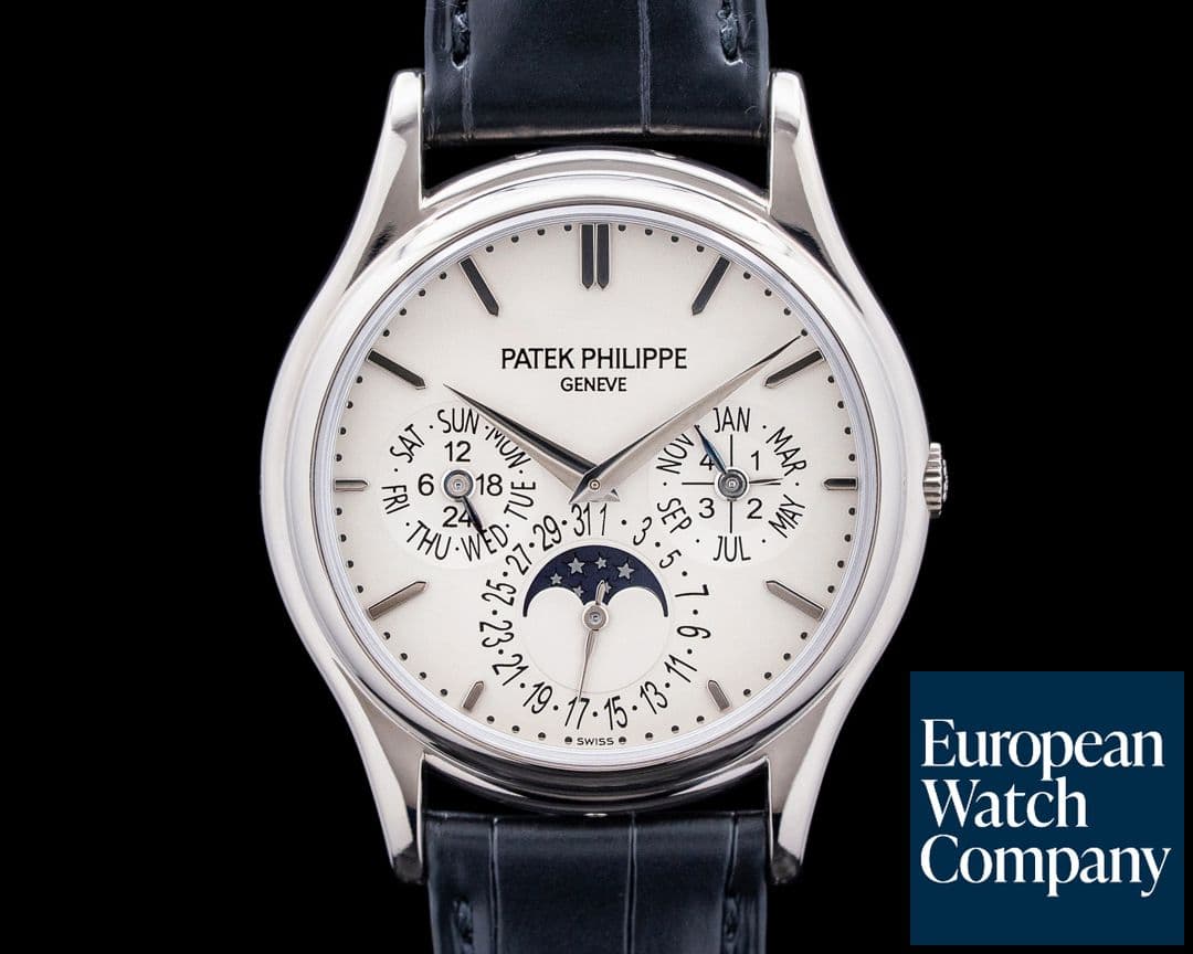 Image of Patek Philippe 5140G Perpetual Calendar 18K White Gold Silver Dial
