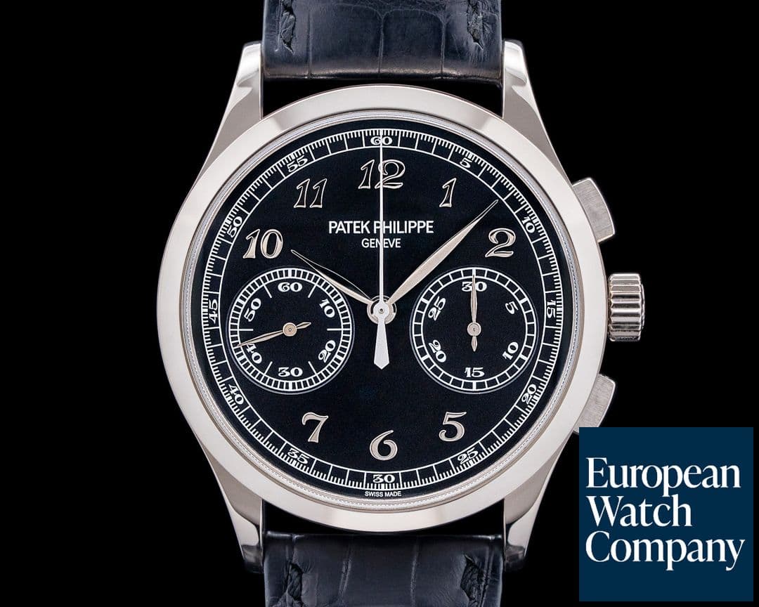 Image of Patek Philippe 5170G Manual Wind Chronograph 18K White Gold Black Dial