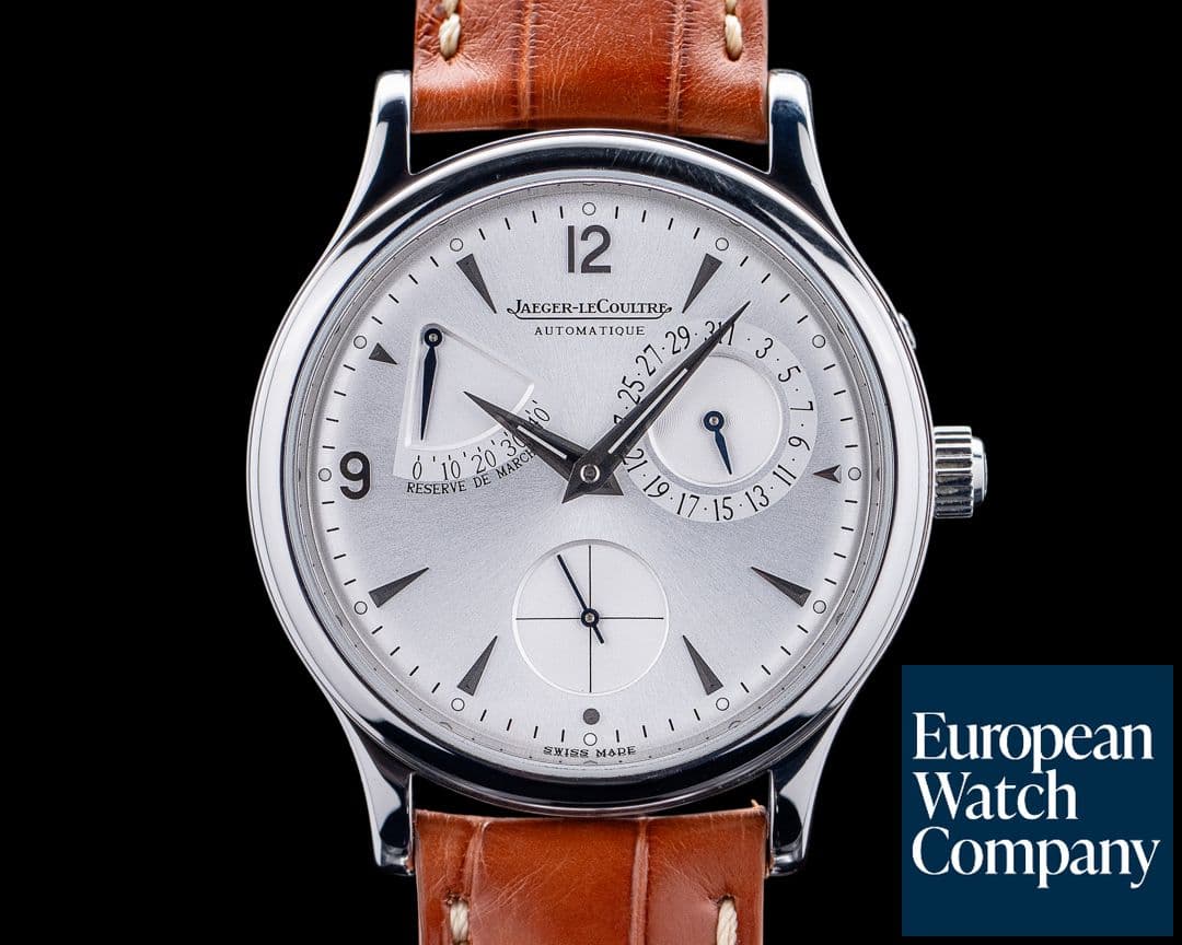 Image of Jaeger LeCoultre 140.8.93 Master Control Reserve de Marche SS Silver Dial
