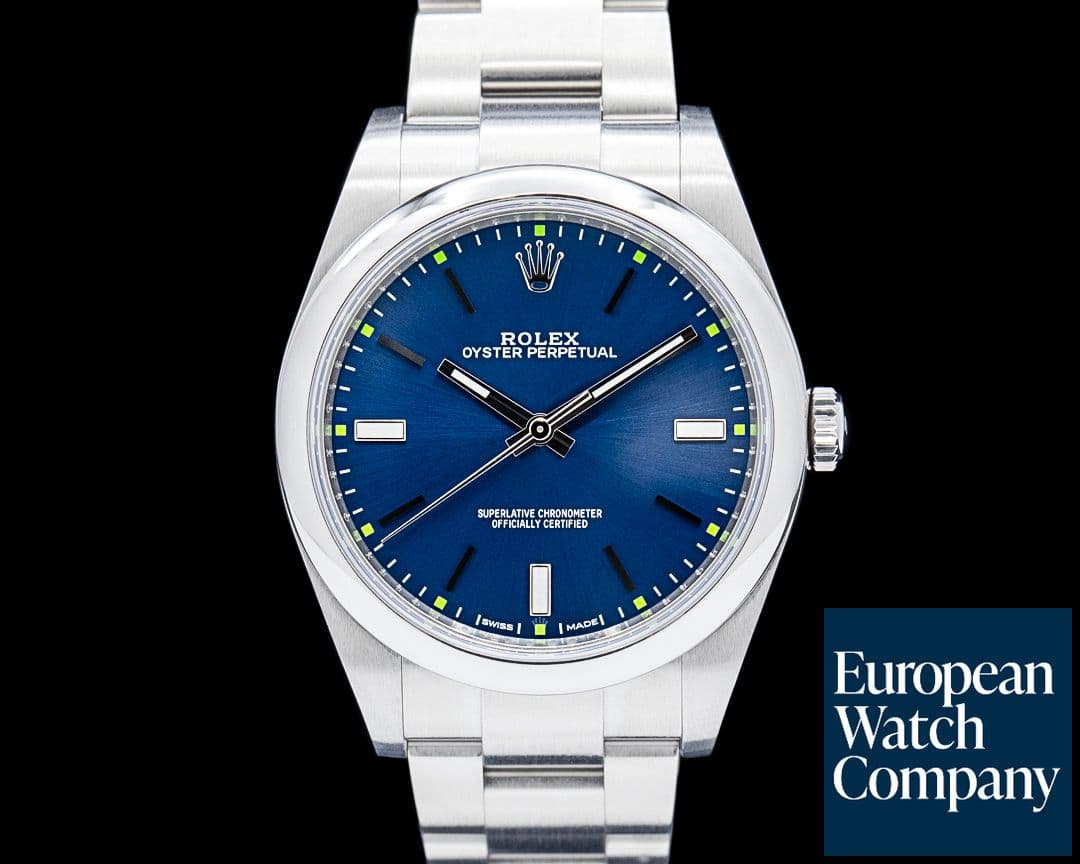 Image of Rolex 114300 Oyster Perpetual SS Blue Dial