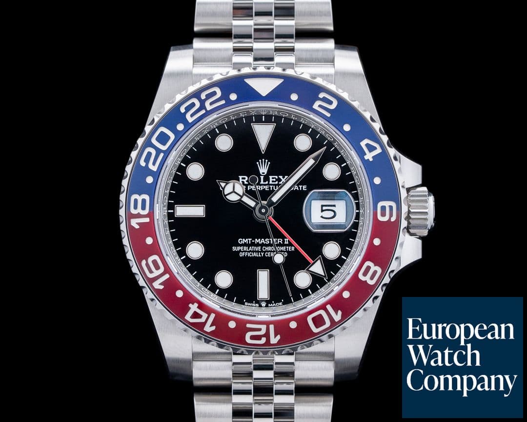 Image of Rolex 126710BLRO GMT-Master II "Pepsi" Jubilee SS Black Dial 2024