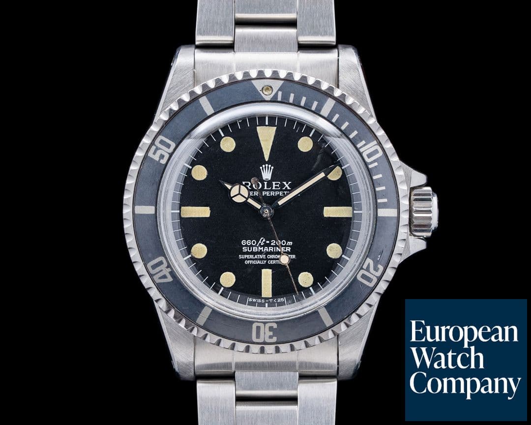 Image of Rolex 5512 Submariner MkII SS Matte Maxi Black Dial Circa. 1973