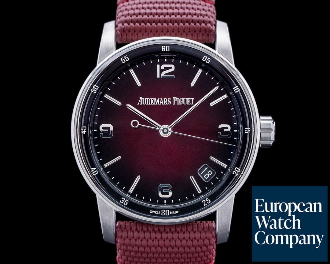Image of Audemars Piguet 15210BC CODE 11.59 Automatic 18K White Gold Burgundy Dial