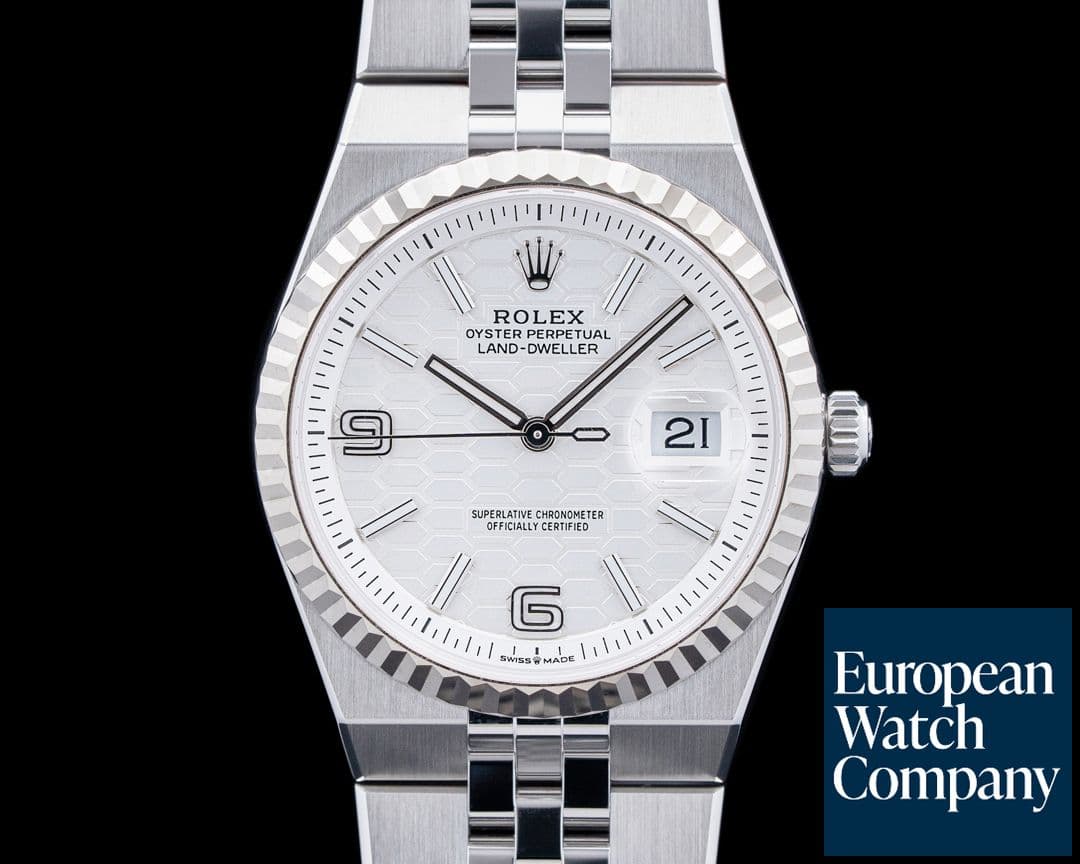 Image of Rolex 127334 Land-Dweller 36MM SS White Dial 2025