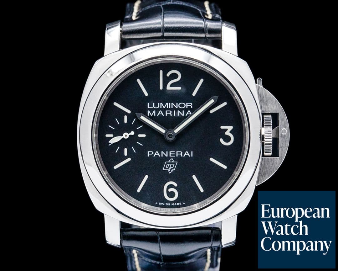 Image of Panerai PAM00776 Luminor Base Logo SS Black Dial
