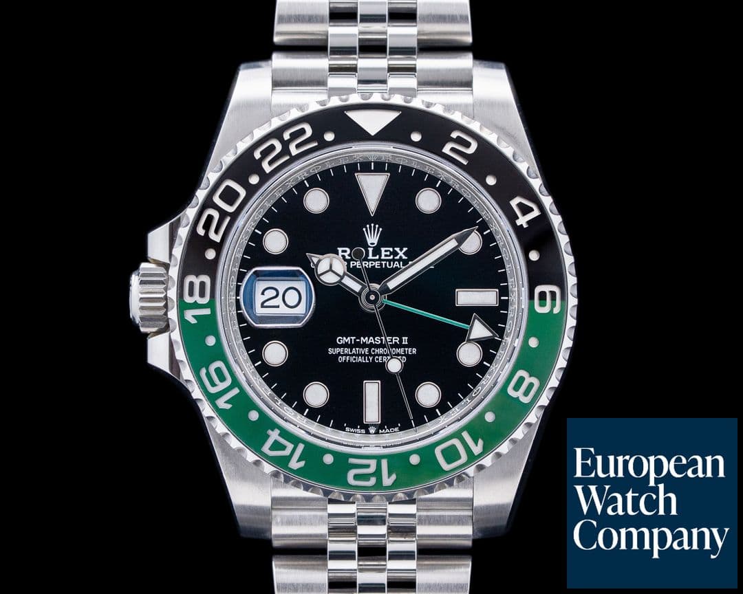 Image of Rolex 126720VTNR GMT-Master II "Sprite" Jubilee SS Black Dial