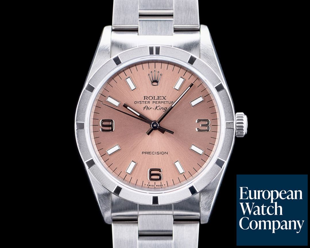 Image of Rolex 14010 Air King SS Salmon Dial Circa. 1996