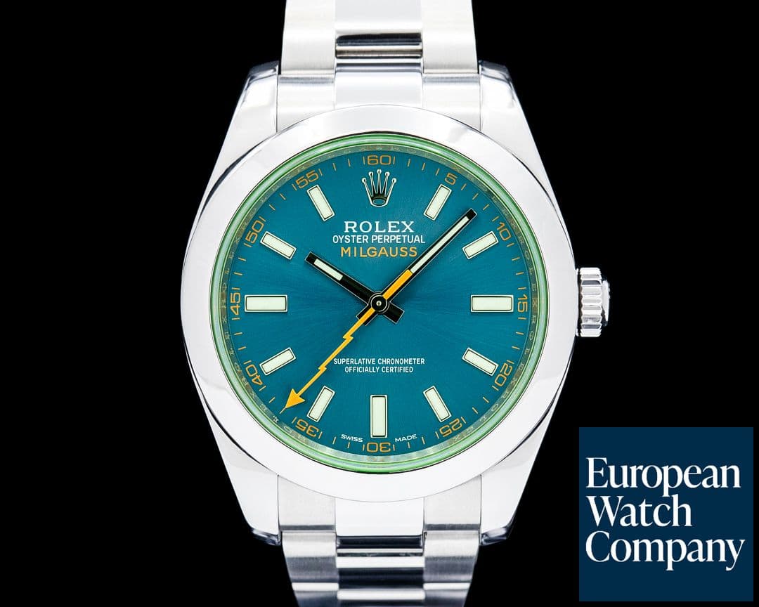 Image of Rolex 116400GV Milgauss SS Z-Blue Dial