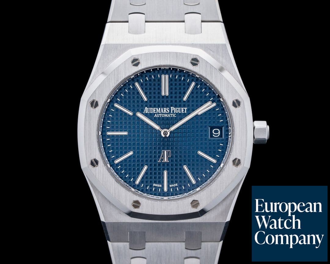 Image of Audemars Piguet 16202ST Royal Oak Jumbo SS Blue Dial