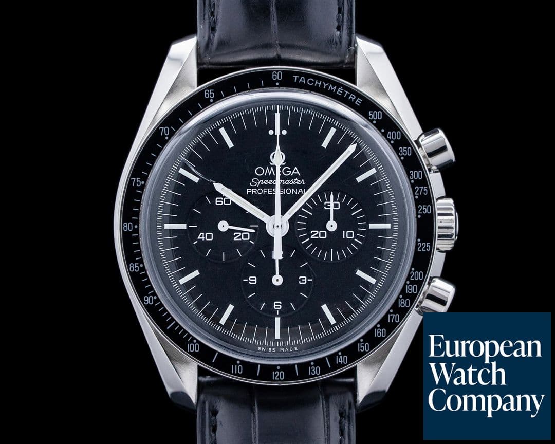 Image of Omega Speedmaster Professional Moonwatch SS Black Dial