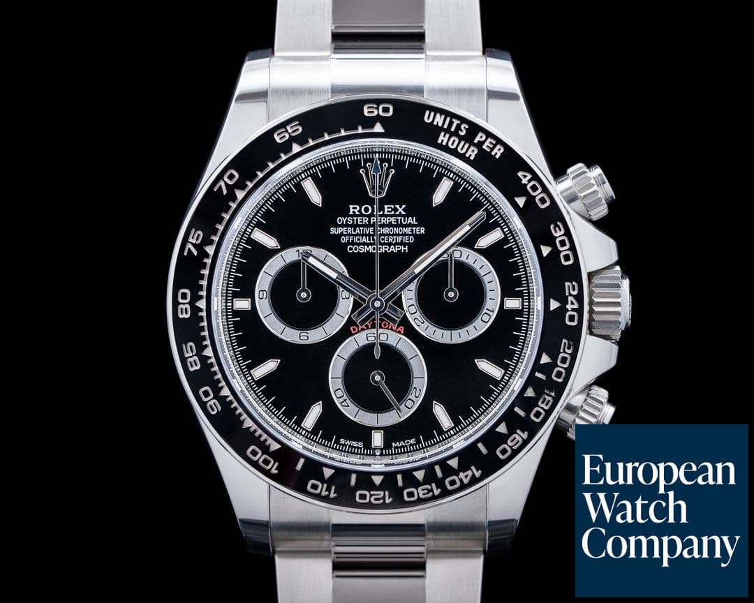 Image of Rolex 126500LN Daytona Ceramic SS Black Dial 2025