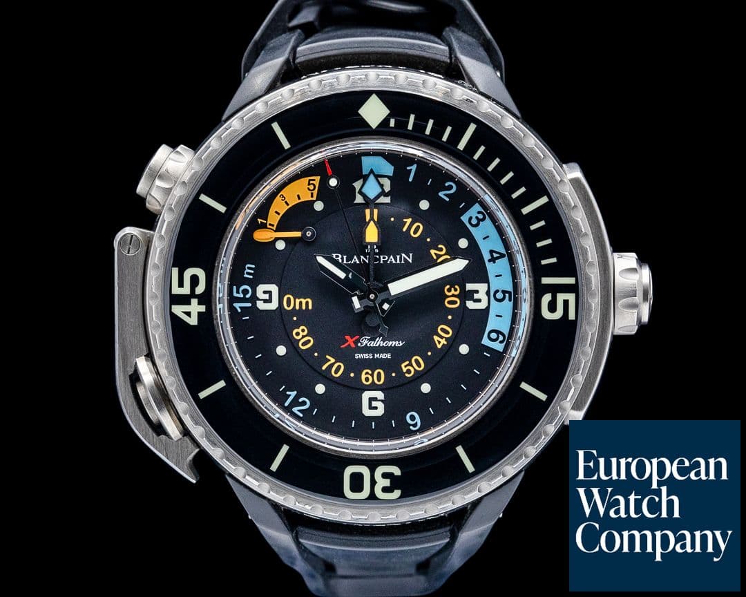 Image of Blancpain 5018 Fifty Fathoms X Fathoms Titanium Black Dial