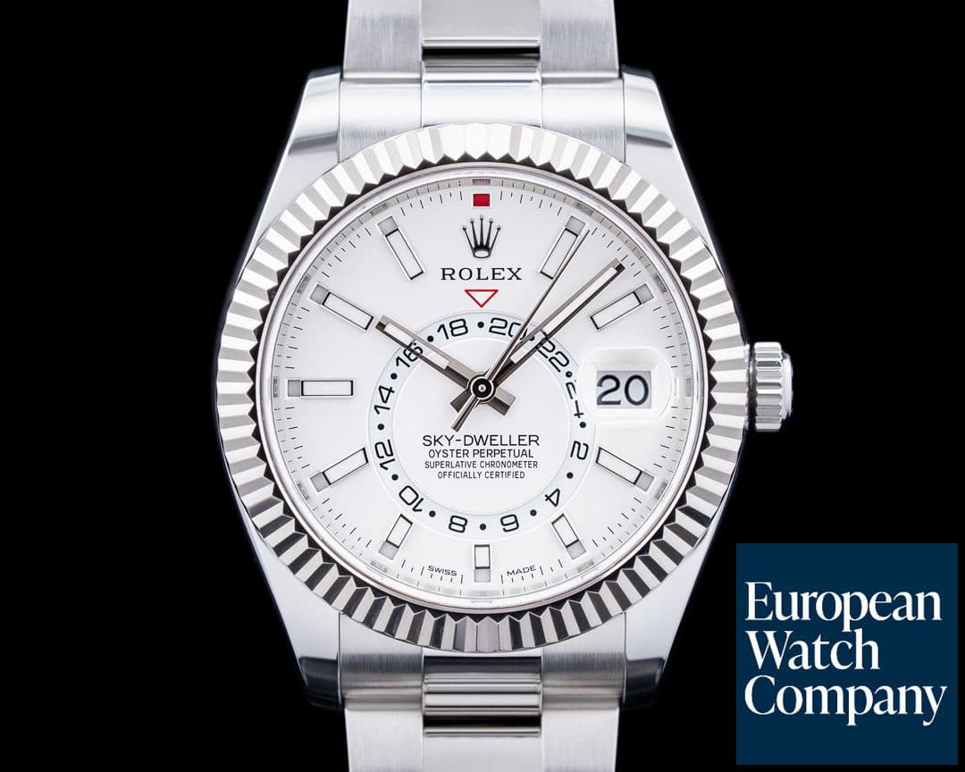 Image of Rolex 326934 Sky-Dweller SS White Dial