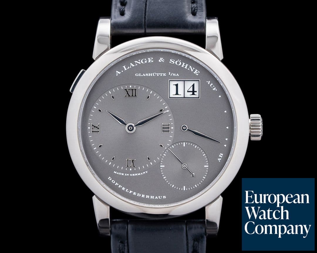 Image of A. Lange and Sohne 101.030 Lange 1 18K White Gold Gray Slate Dial