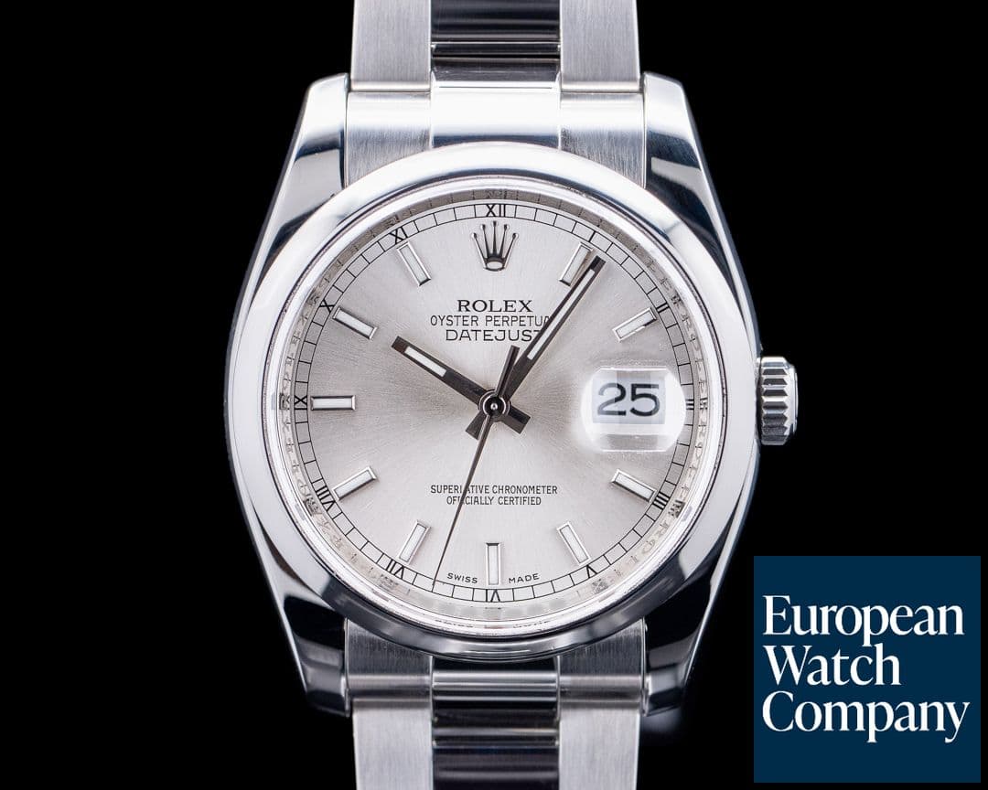 Image of Rolex 116200 Datejust SS Silver Dial