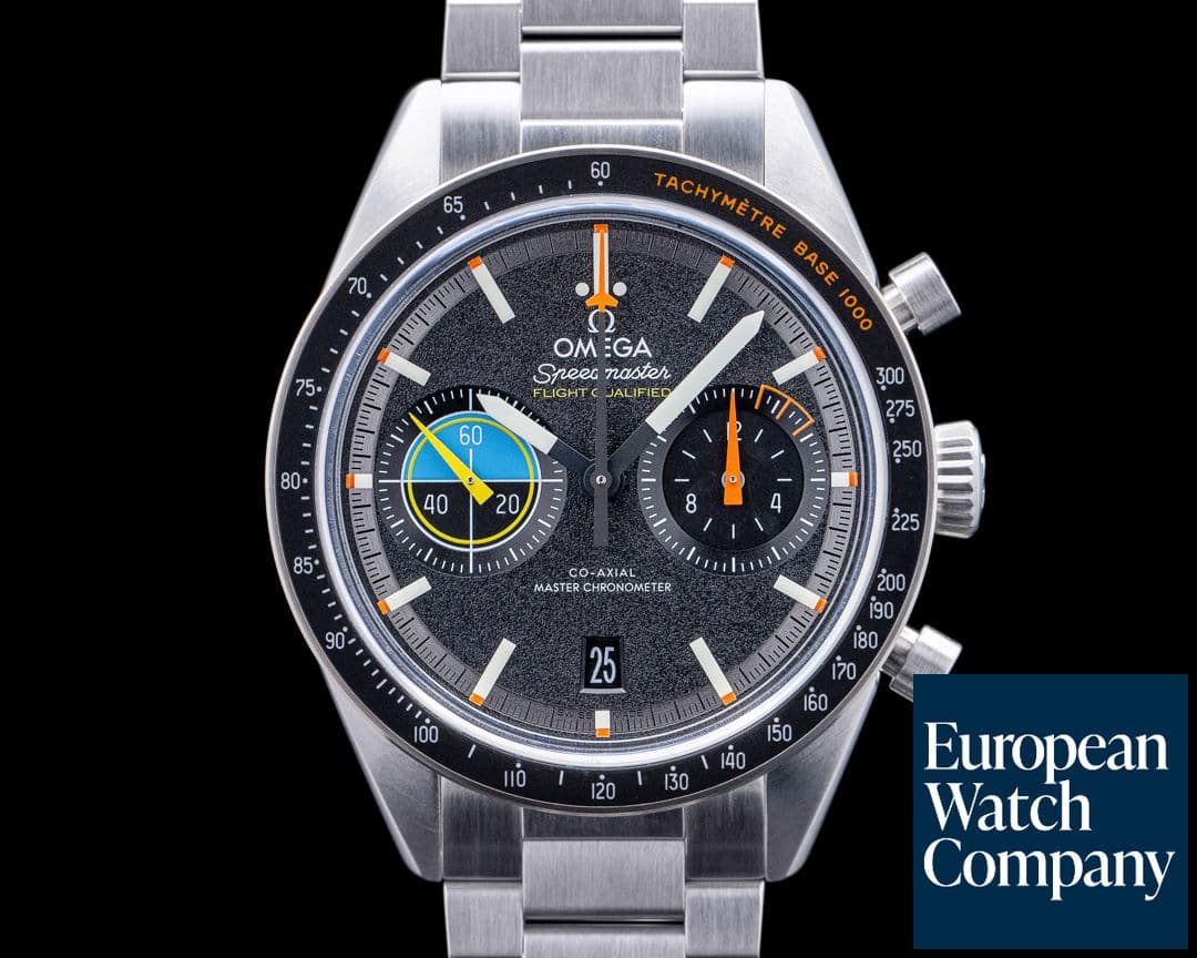 Image of Omega Speedmaster Pilot Flight Qualified SS Black Dial 2025