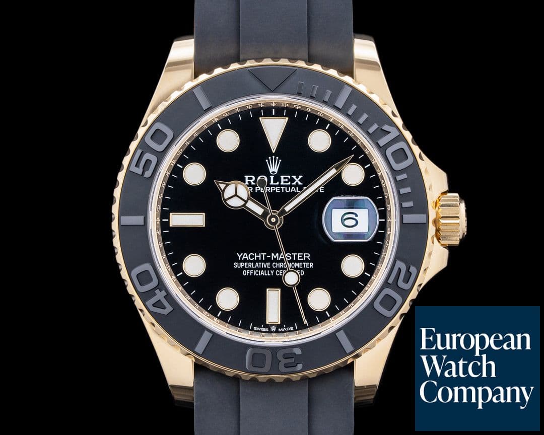 Image of Rolex 226658 Yacht-Master 42 18K Yellow Gold Black Dial