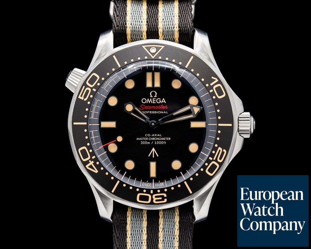 Image of Omega Seamaster Diver 300M Titanium Black Dial