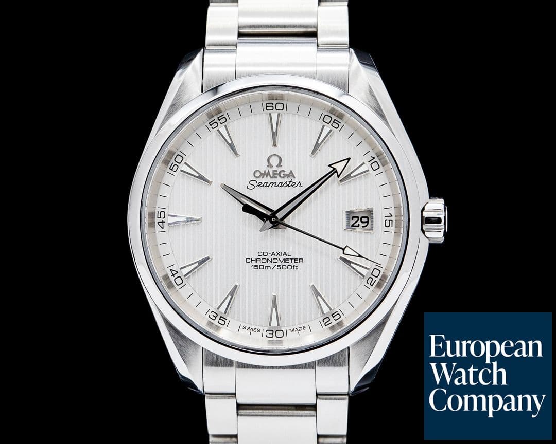 Image of Omega 231.10.42.21.02.001 Aqua Terra White SS Dial