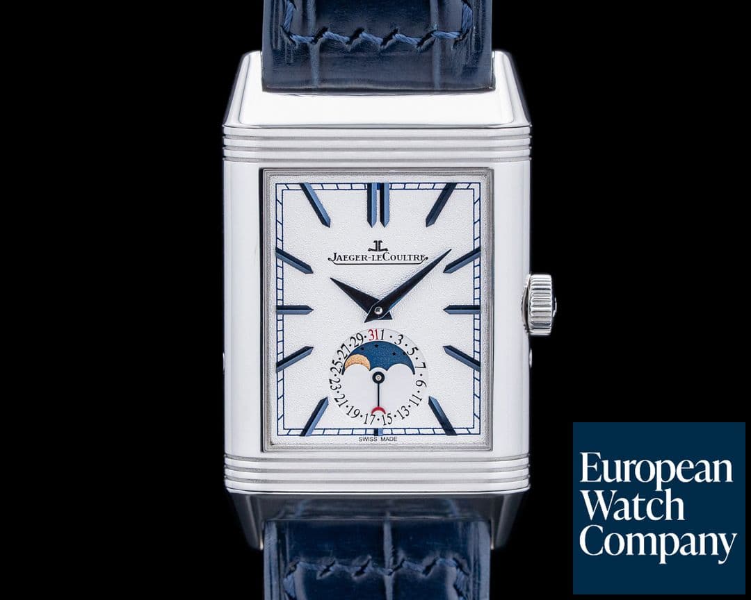 Image of Jaeger LeCoultre Q3958420 Reverso Tribute Moon SS Silver Dial