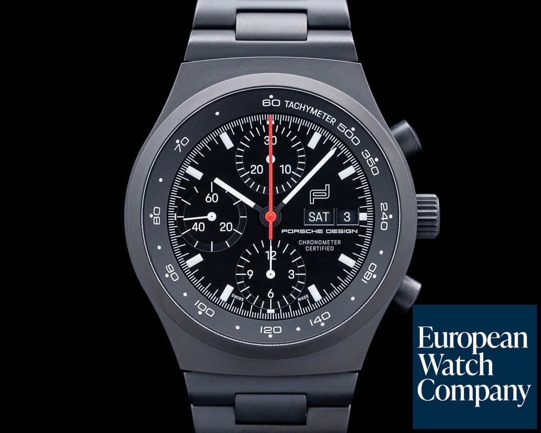 Image of Porsche Design Chronograph 1 Titanium Black Dial LIMITED