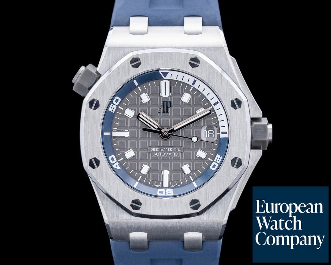 Image of Audemars Piguet 15720ST Royal Oak Offshore Diver SS Gray Dial