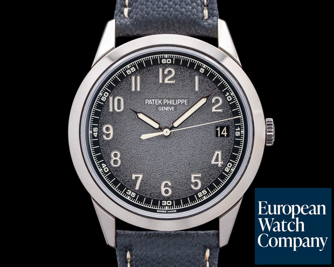 Image of Patek Philippe 5226G Calatrava 18K White Gold Charcoal Gray Textured Dial 2024